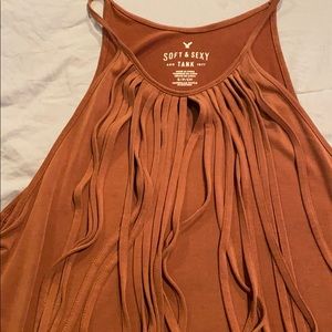American Eagle fringe tank top!